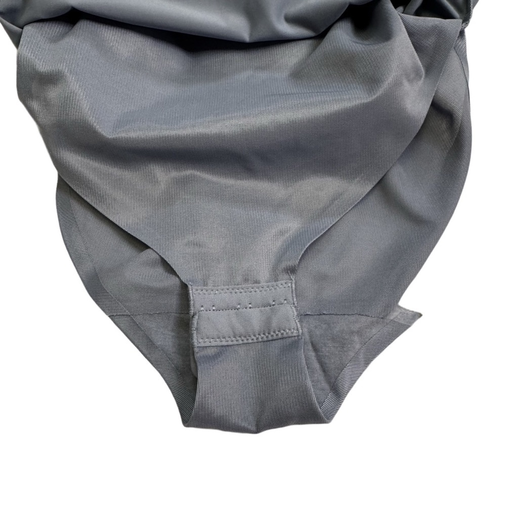 Skims Sonic Smoothers Slip Dress Size Small Gray Built in Underwear NWT - Picture 4 of 11